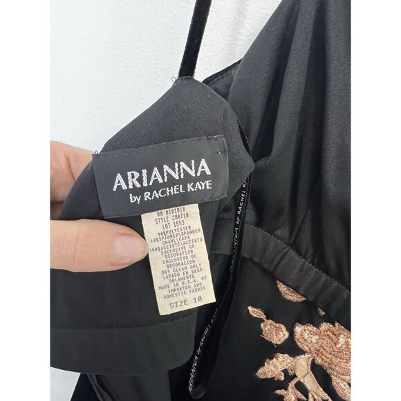 Vtg Arianna by Rachael Kaye Y2K 2000s coquette fairy fitted Embroidered Dress - Picture 5 of 13